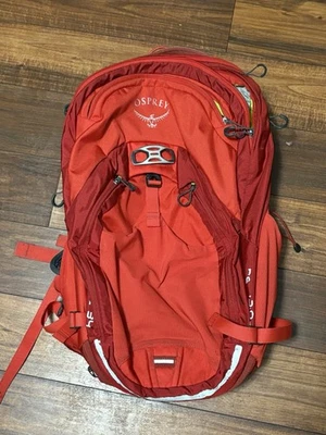 Osprey Radical 34 Hiking Backpack Red /Lime Green Excellent Condition S/M - Image 1 of 4