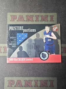2001-02 Topps Pristine Basketball Pristine Portions Jersey Todd MacCulloch - Picture 1 of 2