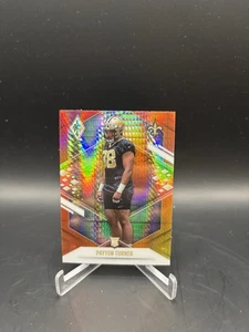 2021 Panini Phoenix Payton Turner Fireburst Parallel Rookie New Orleans Saints - Picture 1 of 2