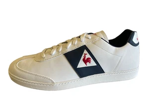 Le Coq Sportive Leather Men's White Casual Trainers Sneakers US-9 Shoes eu42 - Picture 1 of 12