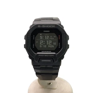 CASIO Quartz watch G-SHOCK Digital Rubber BLK BLK SS - Picture 1 of 5