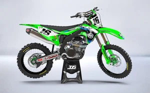 KAWASAKI KX450F 2019 2023 KX250F 2021-2023 gráficos semi personalizados - Imagen 1 de 3