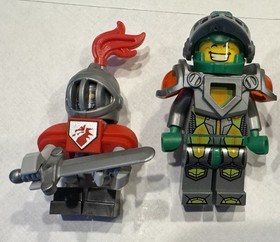 Lego Minifigure Macy Bot NEX049 NEXO Knights Minifig Rare 70319 Lot W/ Aaron Fox