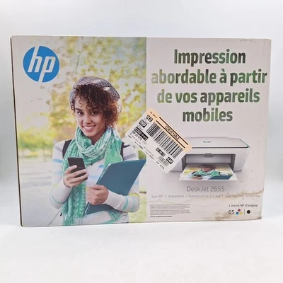  HP Deskjet 2655 All in One Wireless inkjet color Printer ink jet - Image 1 of 4