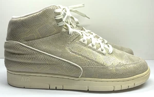 Nike Air Python Premium Sneakers Gold Snakeskin Men's 11 Athleisure 705066-102 - Picture 1 of 9