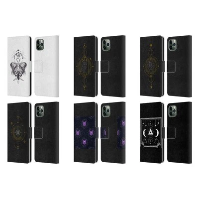 OFFICIAL HAROULITA CELESTIAL LEATHER BOOK WALLET CASE FOR APPLE iPHONE PHONES - Image 1 of 4