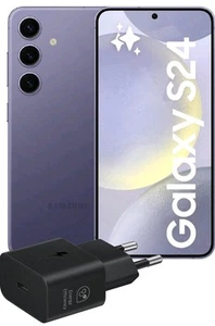 Samsung Galaxy S24 5G 128GB ROM 8GB RAM Display 6.2'' FHD+ AMOLED, Cobalt Violet - Zdjęcie 1 z 2