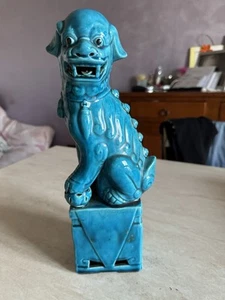 Coppia di Cani di Fo Arte Orientale Cinese 32 cm vintage da collezione - Imagen 1 de 14
