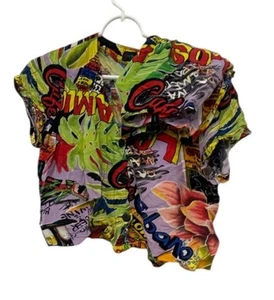 Jams World 2-teiliges Set Vintage Cuba Cafe Pop Art Bluse Shorts mehrfarbig Damen S/M - Bild 1 von 11