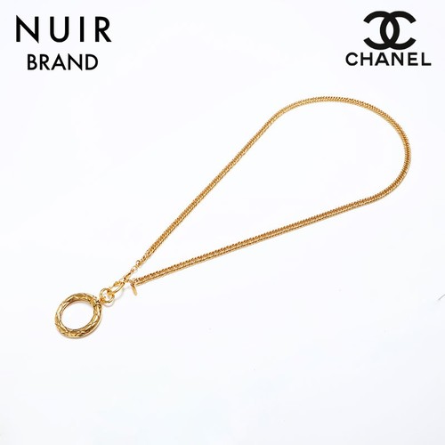 Collana catena CHANEL ANNI 80 oro Ws9812 usata