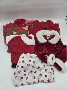 Holiday Christmas Girls Size 6/6x Lot of 7 Dresses, Shirts - Picture 1 of 12