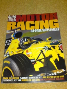 AUTO EXPRESS - Motor Racing 1998 24pgs - Picture 1 of 1