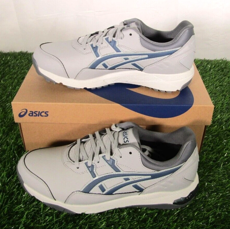 Asics Gel-Preshot Waterproof Golf Shoes Grey Men's SZ 9 (1111A210-021)