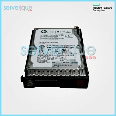 652572-B21 HP 450GB 10K 6G 2.5-Inch SAS  SFF HDD w/ SC 653956-001 599476-002 - Image 1 of 3