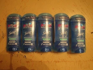 Secret Outlast Unsented Antiperspirant Deodorant 2.6 oz 2/2026 ( 5 Pack) #G17 - Picture 1 of 2