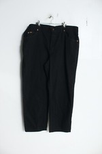 VINTAGE Lee Black Denim Jeans - W40 - L30 (y-r2)
