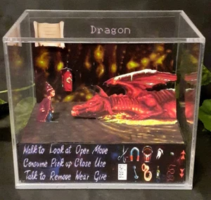 Simon the Sorcerer - 3D Cube Handmade Diorama - Video Games - Shadowbox - Picture 1 of 4