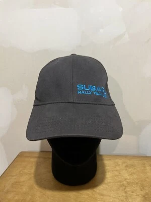 SUBARU Hat Adult Gray RALLY TEAM USA Snapback Embroidered Cap Subie Racing y2k - Image 1 of 4