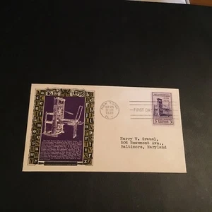 FDC 1939 #857-21A STAEHLE 1st PRINTING PRESS IN USA Cachet V Rare 3cent Stamp - Picture 1 of 2