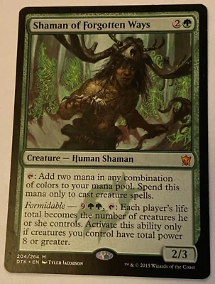 Shaman of Forgotten Ways - Dragons of Tarkir (DTK) MTG 204 - Image 1 of 2