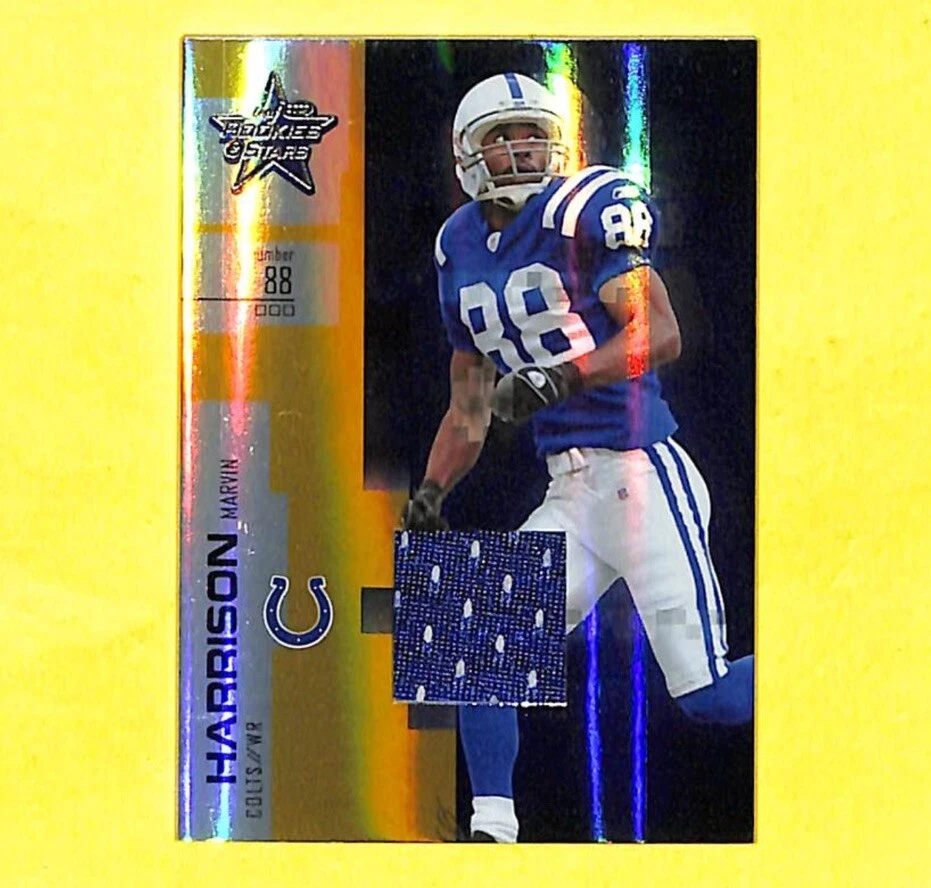 2007 Leaf Rookies & Stars Marvin Harrison Jersey Relic Card 126/250 Colts - Image 1 of 1