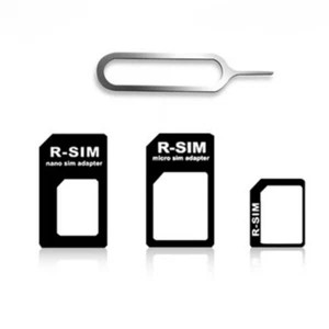 For Phone Micro Nano SIM Card to Standard Adapter Adaptor Converter Set - Zdjęcie 1 z 12