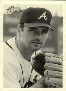 2001 Bowman Heritage Atlanta Braves Baseball Card #383 John Burkett SP