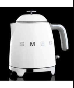 Mini hervidor eléctrico estilo retro años 50 SMEG - blanco acero inoxidable - Imagen 1 de 11