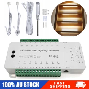 12V-24V LED Stair Lighting Controller Kit Daylight/Motion Sensor Main Wiring New - Picture 1 of 15