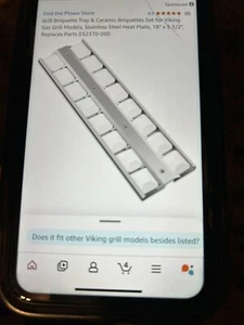Wikinger Keramik 2 "Quadrat Briketts 1"x6 "x18" Metall Tablett eins zu verkaufen, 4 abgebildet - Bild 1 von 6