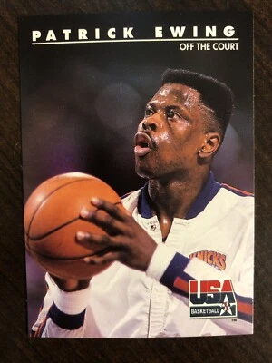 1992 Skybox USA Patrick Ewing Dream Team #23 Off The Court -   Team USA, Knicks - Image 1 of 2