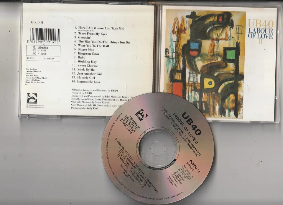 CD UB40 - LABOUR OF LOVE II ( CD NEUWERTIG) - Bild 1 von 1