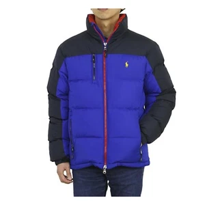 Abrigo chaqueta acolchada Polo Ralph Lauren 2 tonos con pony - bloque de color, con paneles - Imagen 1 de 6