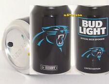 EMPTY BEER CAN 2016 CAROLINA PANTHERS NFL KICKOFF BUD LIGHT SPORTS CAT FOOTBALL