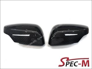 CF Full Replacement OE Style Real Carbon Mirror Caps Fit For WRX STI 2015-2021 - Picture 1 of 5