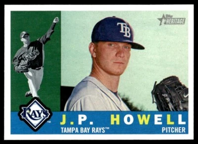 2009 Topps Heritage J.P. Howell Tampa Bay Rays #587 - Image 1 of 2