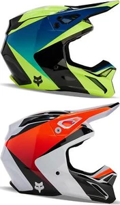 Fox Racing V1 Streak Helmet - Motocross Dirt Bike Offroad Adult - Picture 1 of 15