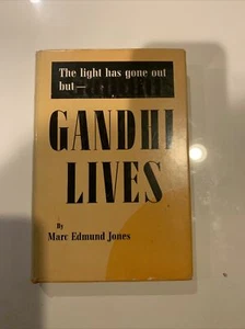 The Light Has Gone out but Gandhi Lives, HC by Marc Jones W/DJ 1948 Book - Picture 1 of 9
