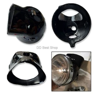 Bucket Shell Housing Case Headlight Black For Honda Chaly CT70 CL70 CL90 S90 cd5 - Picture 1 of 5