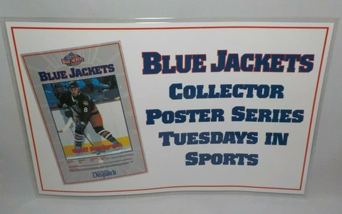 Columbus Blue Jackets Season poster THE COLUMBUS DISPATCH COLLECTORS SERIES Cover