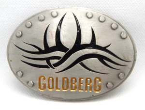 GOLDBERG Pewter Metal Belt Buckle Hippy Trucker NWO Wrestling Champions - Picture 1 of 4