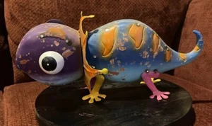 Connie the Chameleon Garden Statue Metal Yard Art Indoor/Outdoor Iguana 12"X6" - Picture 1 of 7