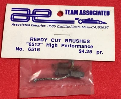 "NEW IN PACKAGE TEAM ASSOCIATED 6516 REEDY CUT BRUSHES "6512" HIGH PERFORAMCE - Image 1 of 4