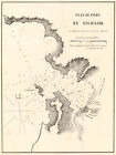 The Port of Sigacik. 'Plan du Port de Sighajik'. Turkey. GAUTTIER 1854 old map