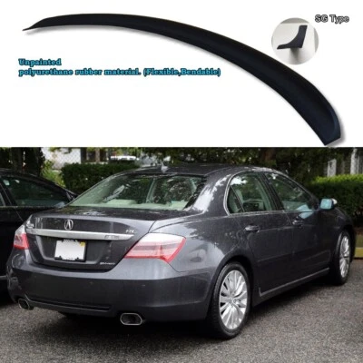 Duckbill 244S Type Rear Trunk Spoiler Lip Wing Fits 2009~2012 Acura RL Sedan - Image 1 of 4