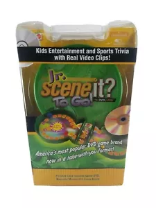 New Sealed Scene It Jr To Go DVD Board Movie Game Green Case Magnetic Pieces - Picture 1 of 2