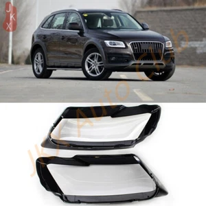 For Audi Q5 2013-2017 Pair LH & RH Front Headlight Clear Lens Shell Kit s - Picture 1 of 9