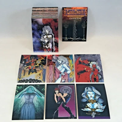 LADY DEATH III CHROMIUM SERIES 3 (Krome 1996) Complete Card Set (#1-#90) - Image 1 of 3