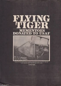 Curtiss Flying Tiger P-40 Aircraft Report 08.10.2022g - Bild 1 von 1