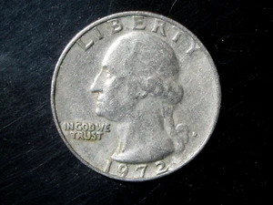 1972-D WASHINGTON QUARTER #4 - Picture 1 of 2